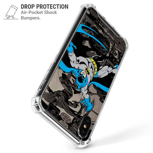DC Comics Batman Classic Art iPhone XS Max Clear Case